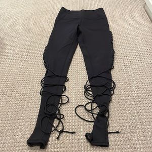 Alo lace up leggings size XS